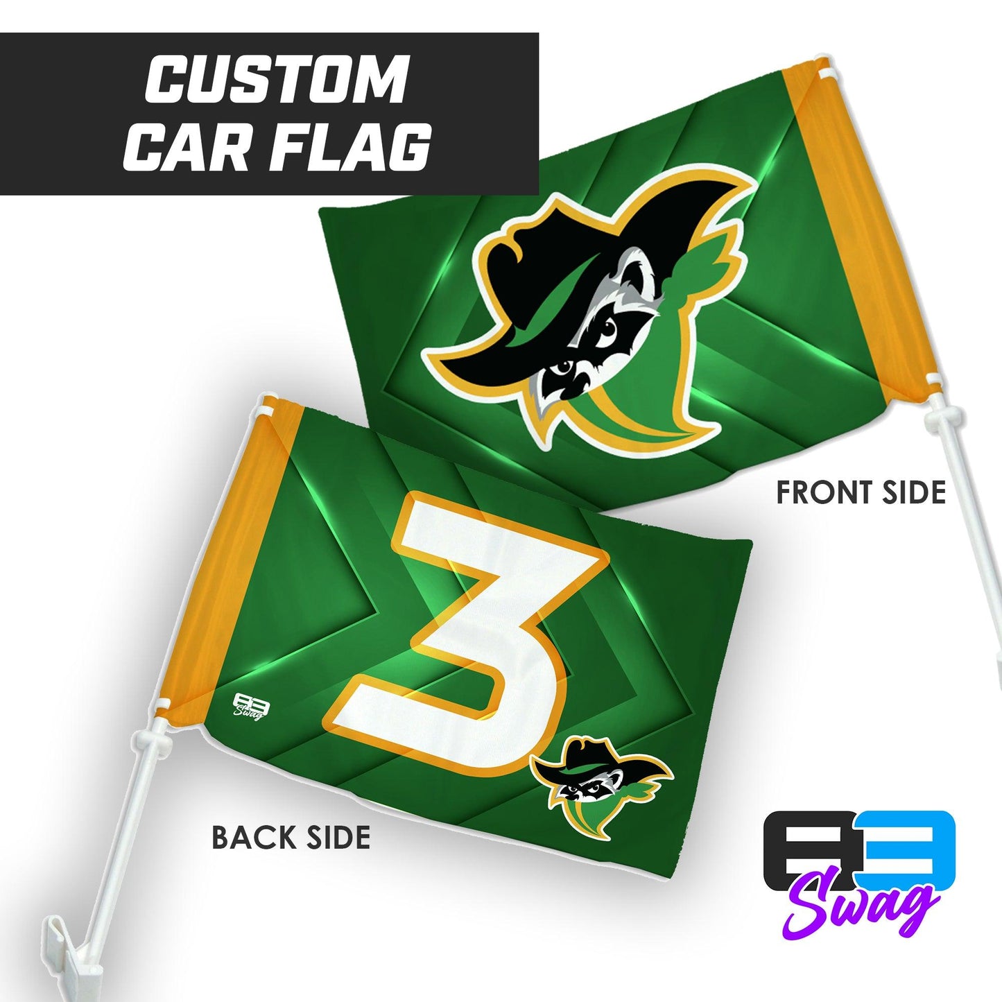 Bandits Baseball 2024 Edition - Car Flag - 83Swag