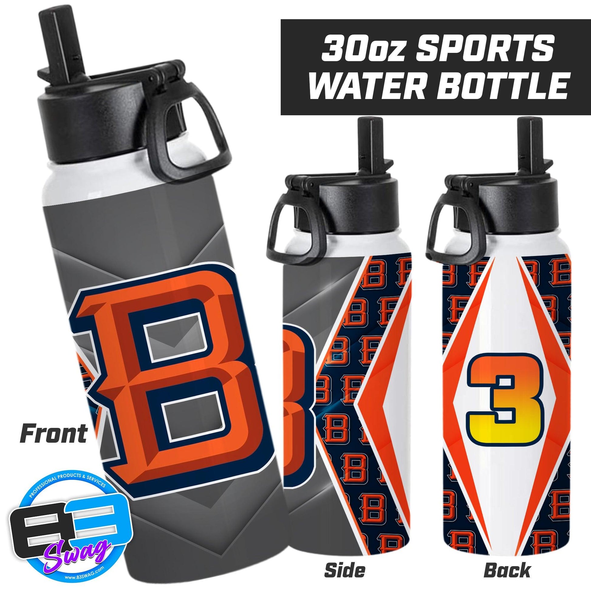 Baytown Broncos Football - 30oz Sports Tumbler - 83Swag