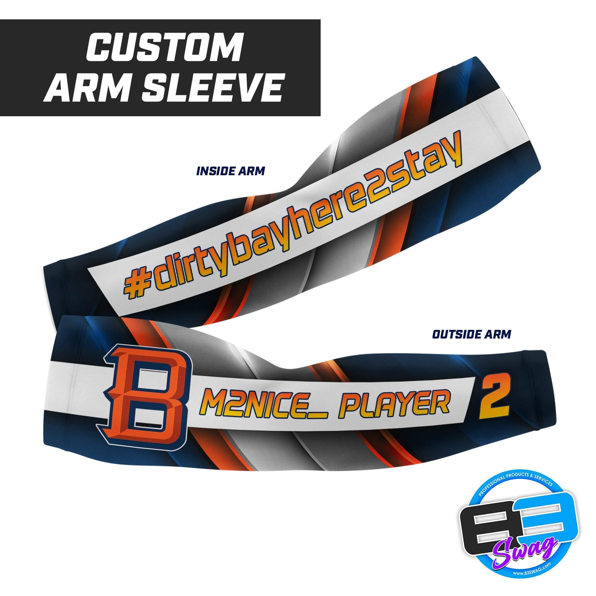 Baytown Broncos Football - Arm Sleeves - 83Swag