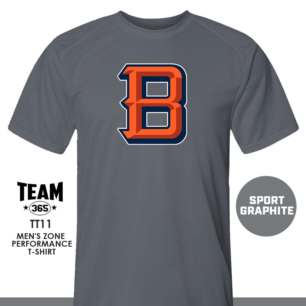 Baytown Broncos Football - Crew - Performance T-Shirt - 83Swag