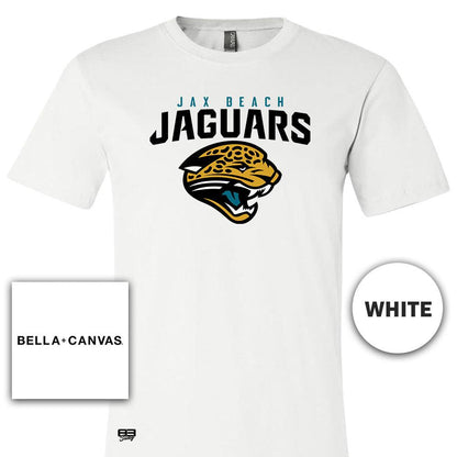 Bella + Canvas 3001C Unisex Jersey T-Shirt - Jax Beach Jaguars Football - 83Swag