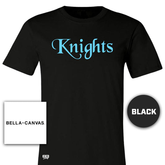 Bella + Canvas 3001C Unisex Jersey T-Shirt - Knights Baseball 2024 FALL EDITION V2 - 83Swag