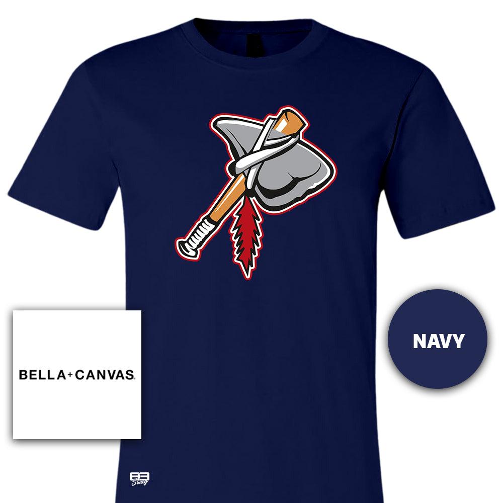 Bella + Canvas 3001C Unisex Jersey T-Shirt - Land O Lakes Tomahawks Baseball V2 - 83Swag