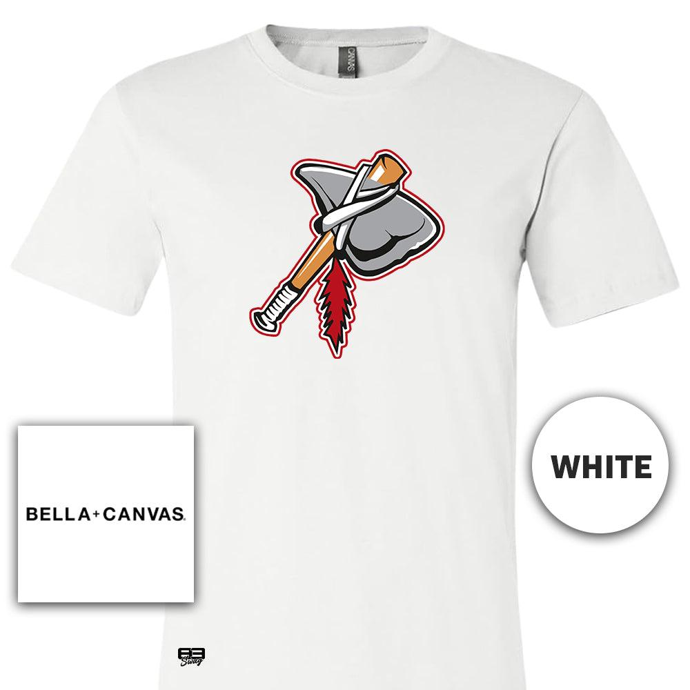 Bella + Canvas 3001C Unisex Jersey T-Shirt - Land O Lakes Tomahawks Baseball V2 - 83Swag