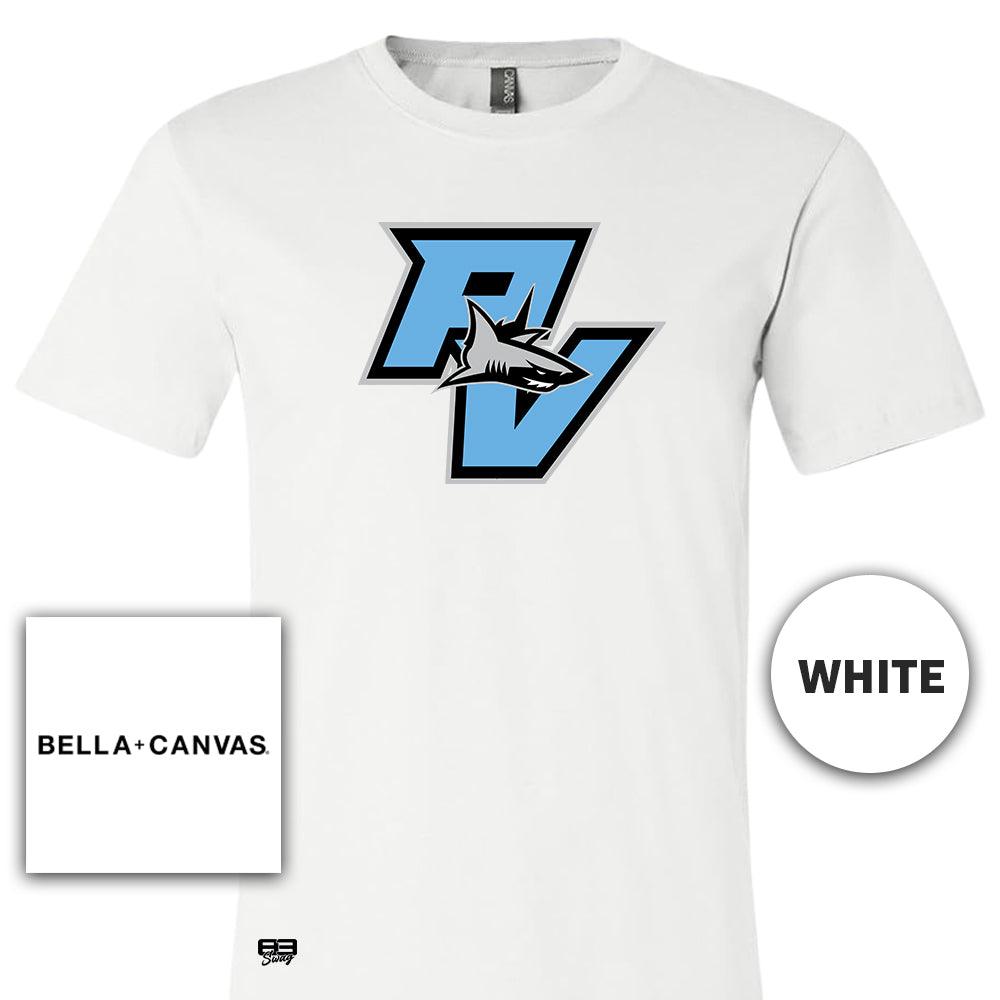 Bella + Canvas 3001C Unisex Jersey T-Shirt - Ponte Vedra Sharks Baseball V2 - 83Swag