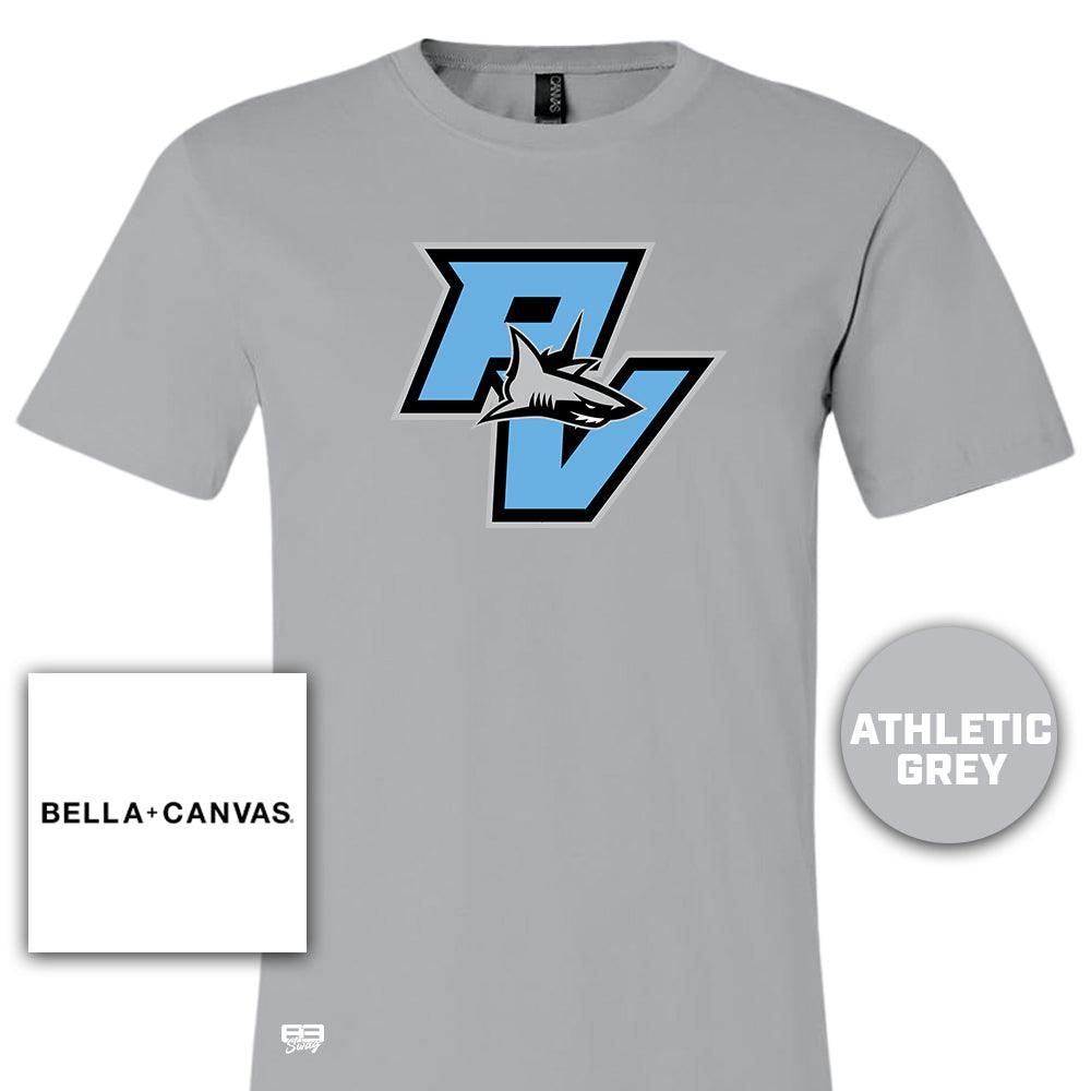 Bella + Canvas 3001C Unisex Jersey T-Shirt - Ponte Vedra Sharks Baseball V2 - 83Swag