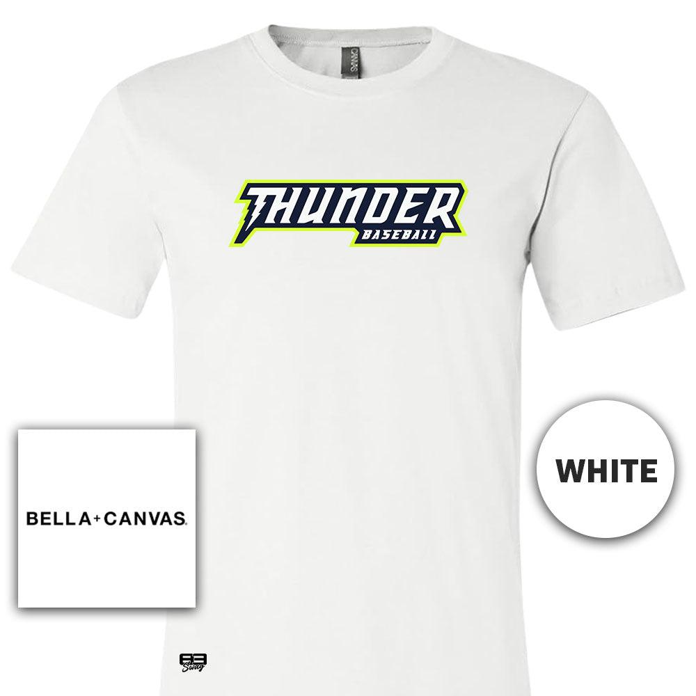 Bella + Canvas 3001C Unisex Jersey T-Shirt - Ponte Vedra Thunder Baseball - 83Swag