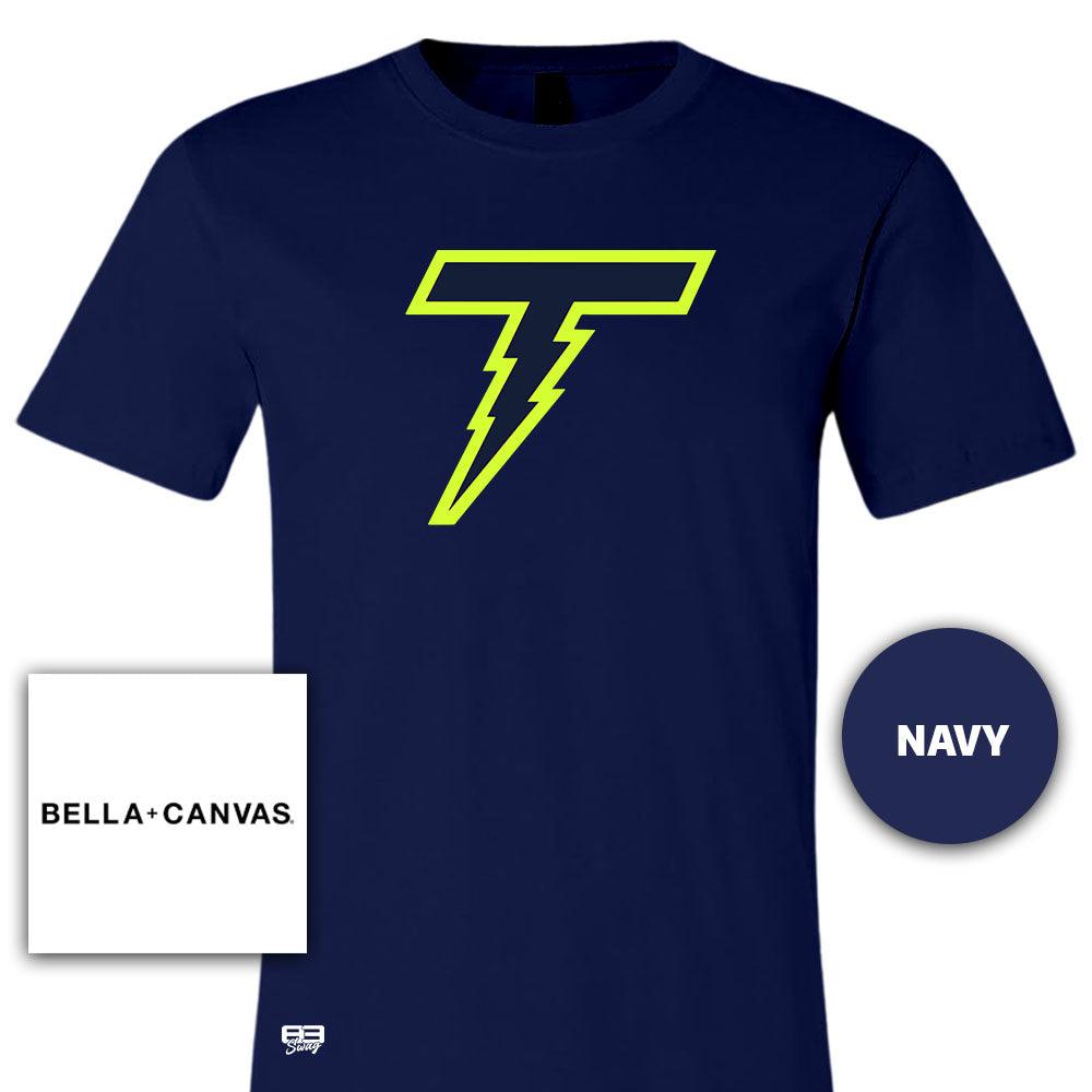 Bella + Canvas 3001C Unisex Jersey T-Shirt - Ponte Vedra Thunder Baseball V2 - 83Swag