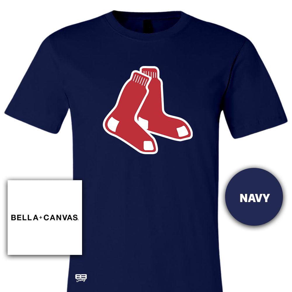 Bella + Canvas 3001C Unisex Jersey T-Shirt - Red Sox Baseball - Wichita KS V2 - 83Swag