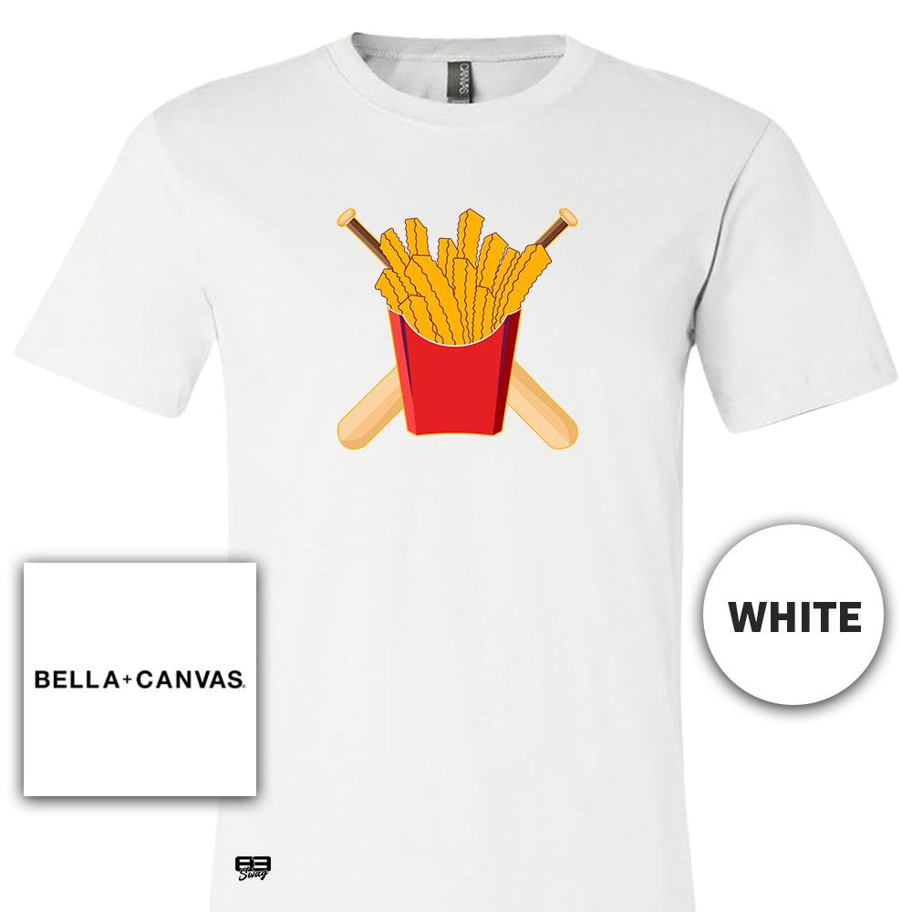 Bella + Canvas 3001C Unisex Jersey T-Shirt - Team Rally Fries Baseball - 83Swag