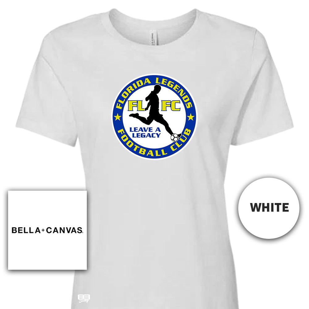 Bella + Canvas B6400 Women's Relaxed Jersey Short-Sleeve T-Shirt - Florida Legends FC - 83Swag