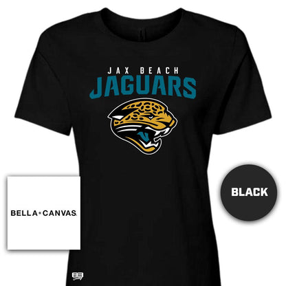 Bella + Canvas B6400 Women's Relaxed Jersey Short-Sleeve T-Shirt - Jax Beach Jaguars Football - 83Swag