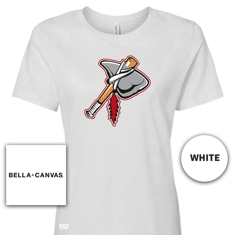 Bella + Canvas B6400 Women's Relaxed Jersey Short-Sleeve T-Shirt - Land O Lakes Tomahawks Baseball V2 - 83Swag