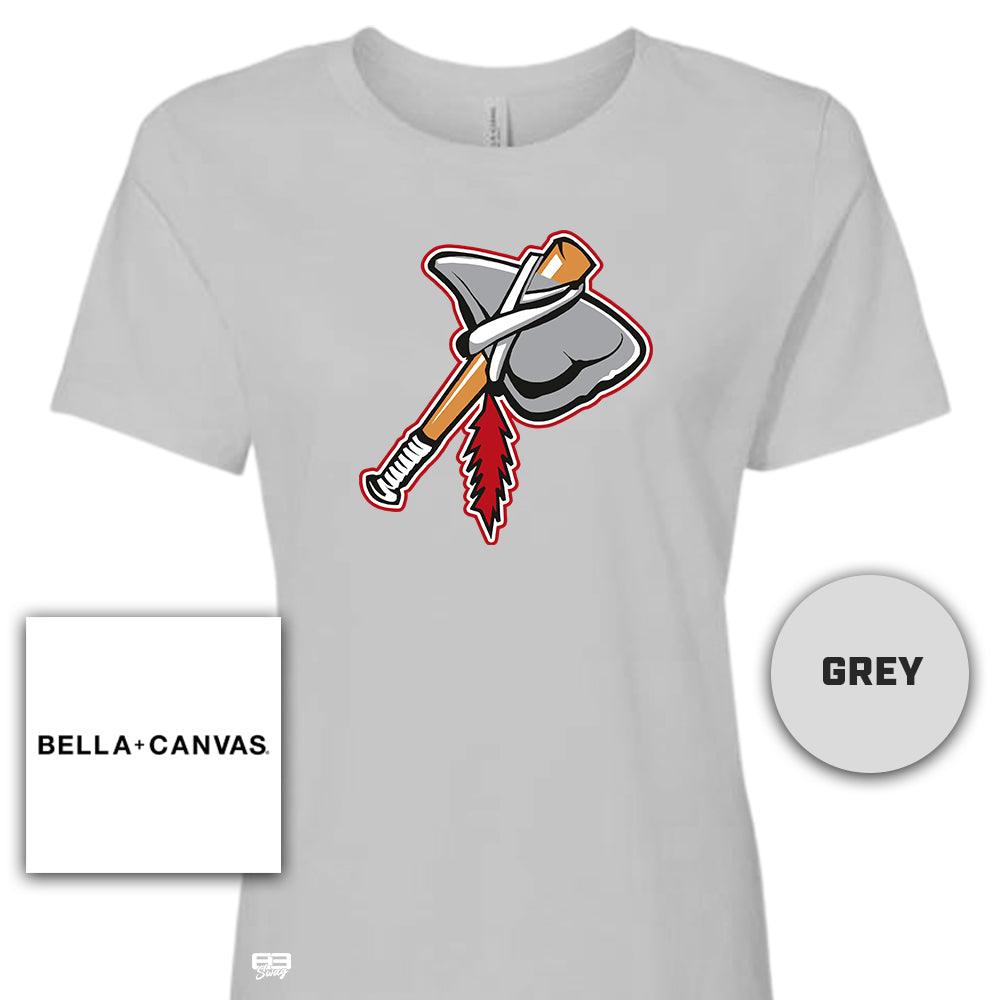 Bella + Canvas B6400 Women's Relaxed Jersey Short-Sleeve T-Shirt - Land O Lakes Tomahawks Baseball V2 - 83Swag