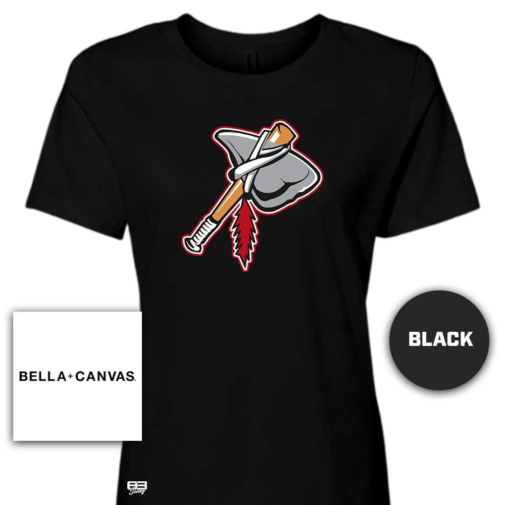 Bella + Canvas B6400 Women's Relaxed Jersey Short-Sleeve T-Shirt - Land O Lakes Tomahawks Baseball V2 - 83Swag