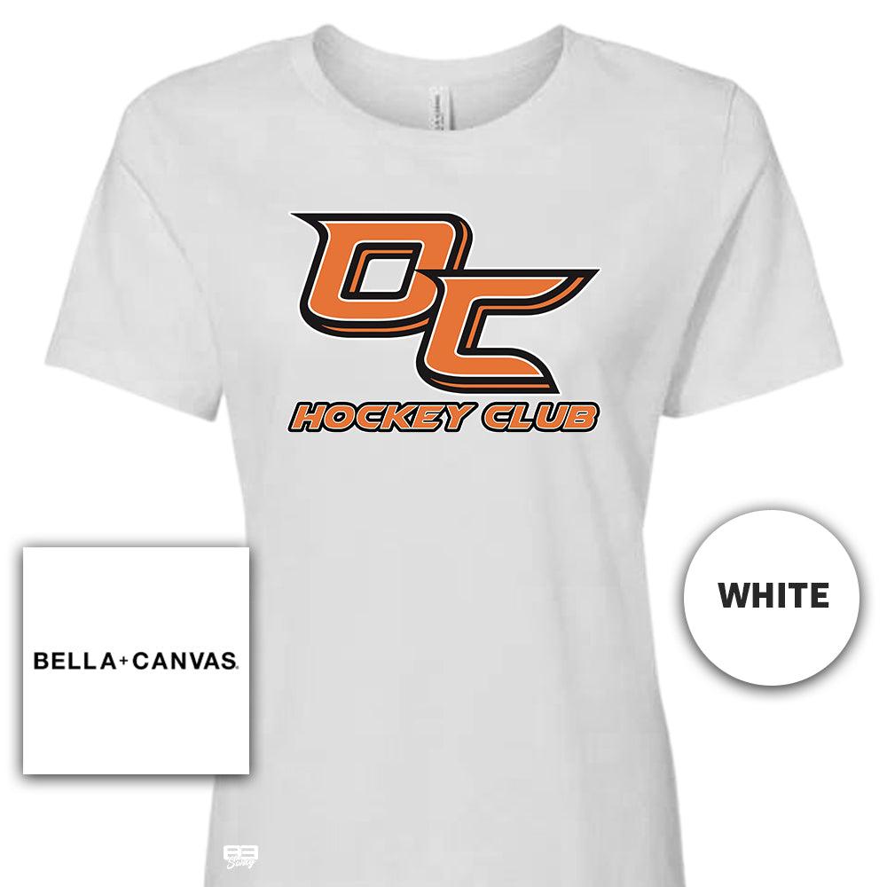 Bella + Canvas B6400 Women's Relaxed Jersey Short-Sleeve T-Shirt - Orange County Hockey Club - 83Swag