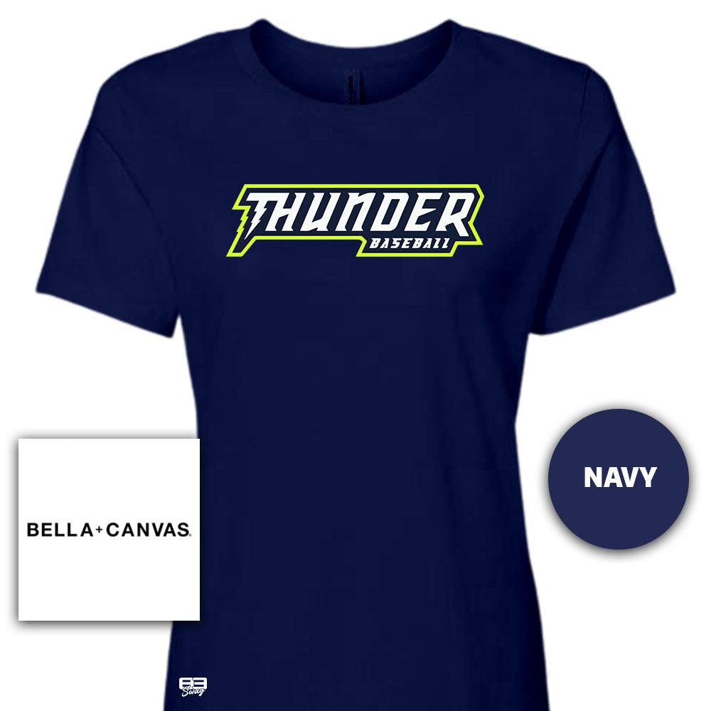 Bella + Canvas B6400 Women's Relaxed Jersey Short-Sleeve T-Shirt - Ponte Vedra Thunder Baseball - 83Swag