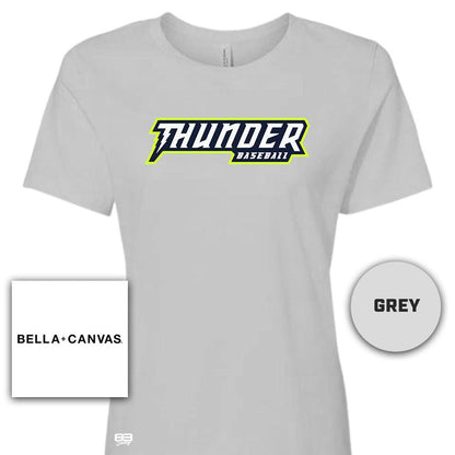 Bella + Canvas B6400 Women's Relaxed Jersey Short-Sleeve T-Shirt - Ponte Vedra Thunder Baseball - 83Swag