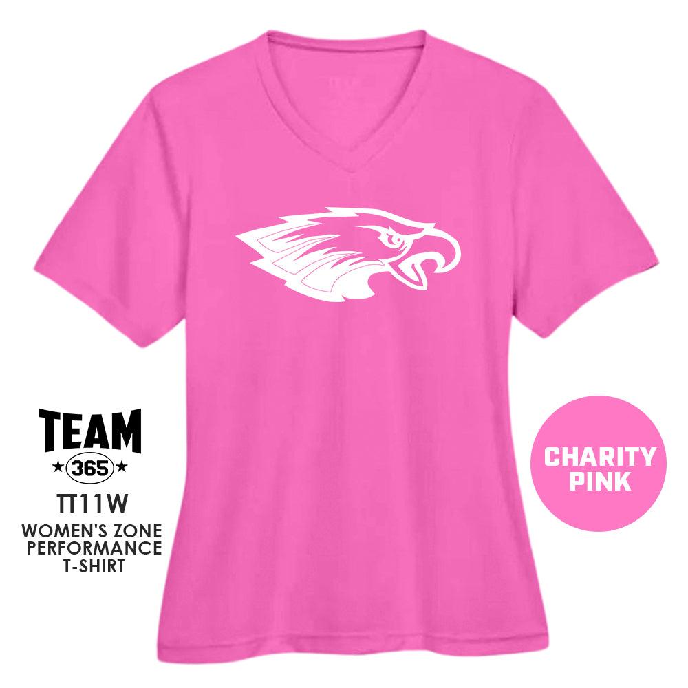 Bellmawr Purple Eagles 2024 Edition - CHARITY PINK - Cool & Dry Performance Women's Shirt - 83Swag