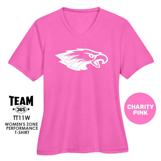 Bellmawr Purple Eagles 2024 Edition - CHARITY PINK - Cool & Dry Performance Women's Shirt - 83Swag