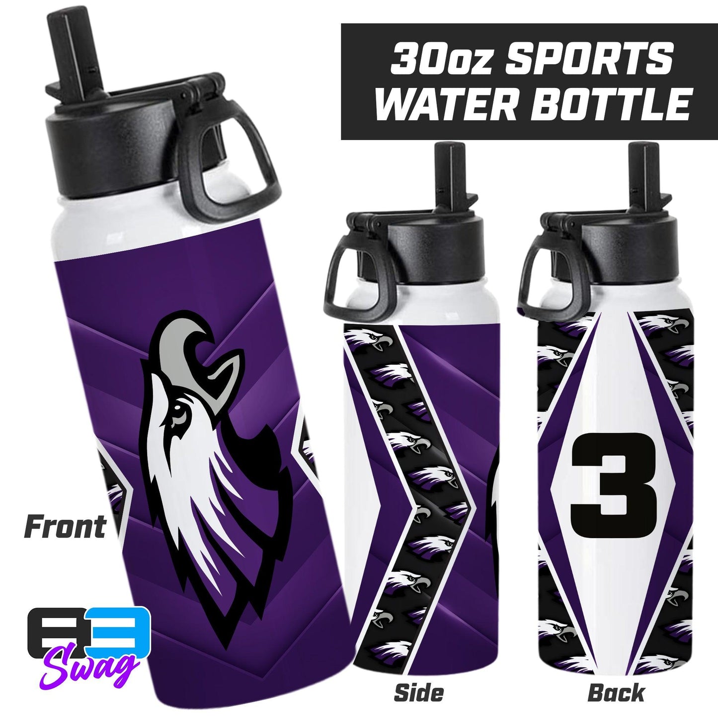 Bellmawr Purple Eagles Football 2024 Edition - 30oz Sports Tumbler - 83Swag