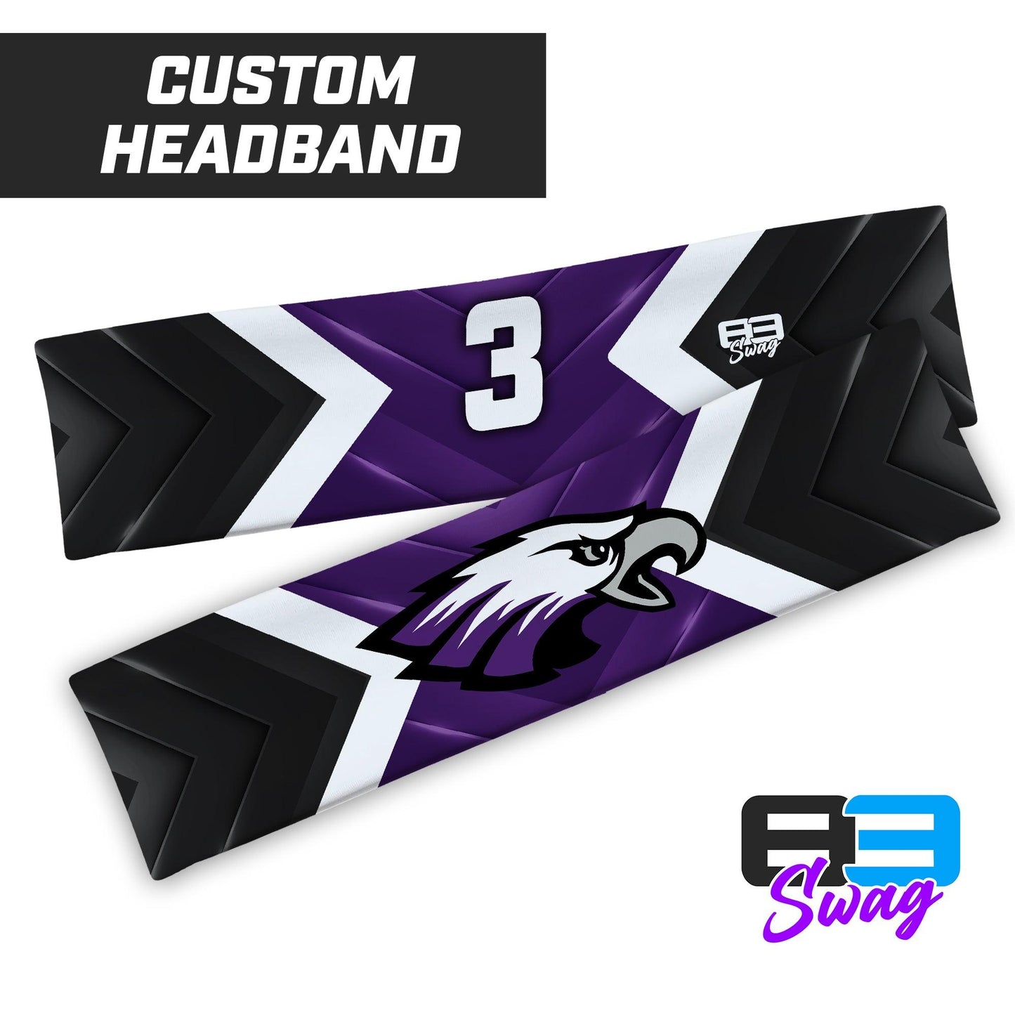 Bellmawr Purple Eagles Football 2024 Edition - Headband - 83Swag