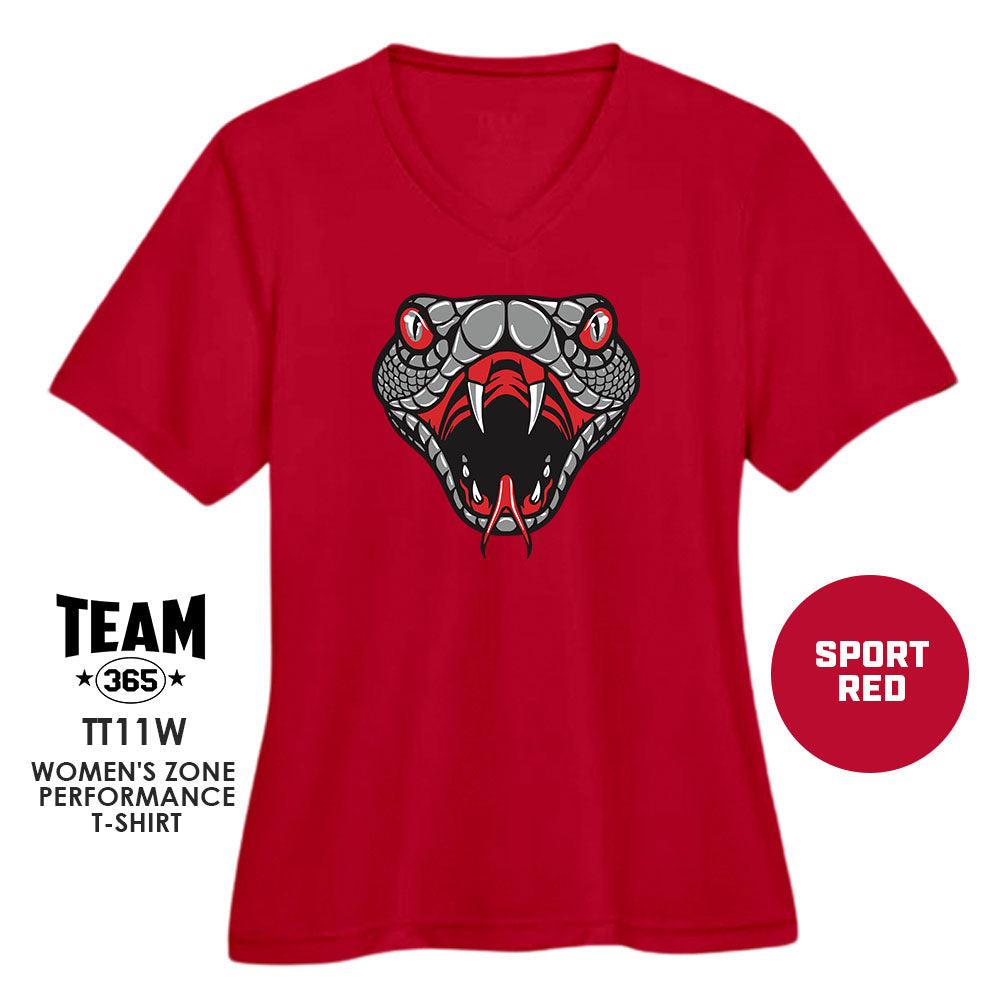 Black Creek Cottonmouths - LOGO 2 - Cool & Dry Performance Women's Shirt - MULTIPLE COLORS AVAILABLE - 83Swag