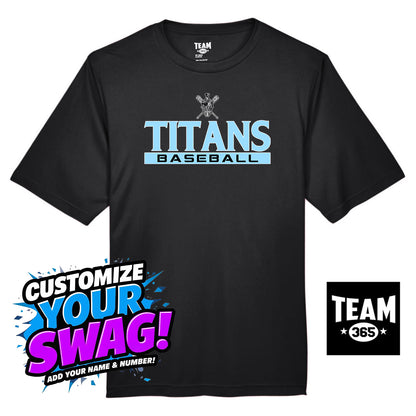 Team 365 Youth & Men's Zone Performance T-Shirt - St. Johns Titans Baseball