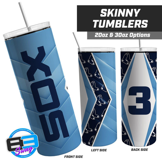 Blue Sox - 20oz & 30oz Skinny Tumbler - 83Swag