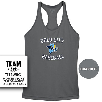 Bold City Bandits - LOGO 1 - Performance Women’s Racerback T - MULTIPLE COLORS AVAILABLE - 83Swag