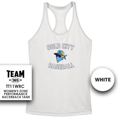 Bold City Bandits - LOGO 1 - Performance Women’s Racerback T - MULTIPLE COLORS AVAILABLE - 83Swag