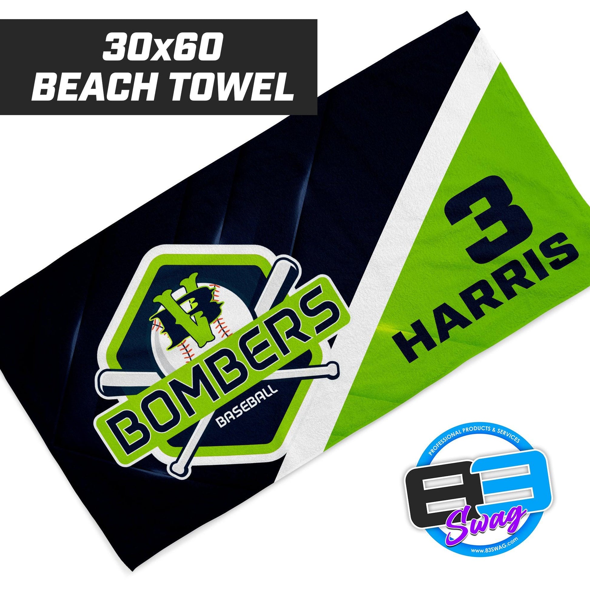 Bombers - 30"x60" Beach Towel - 83Swag