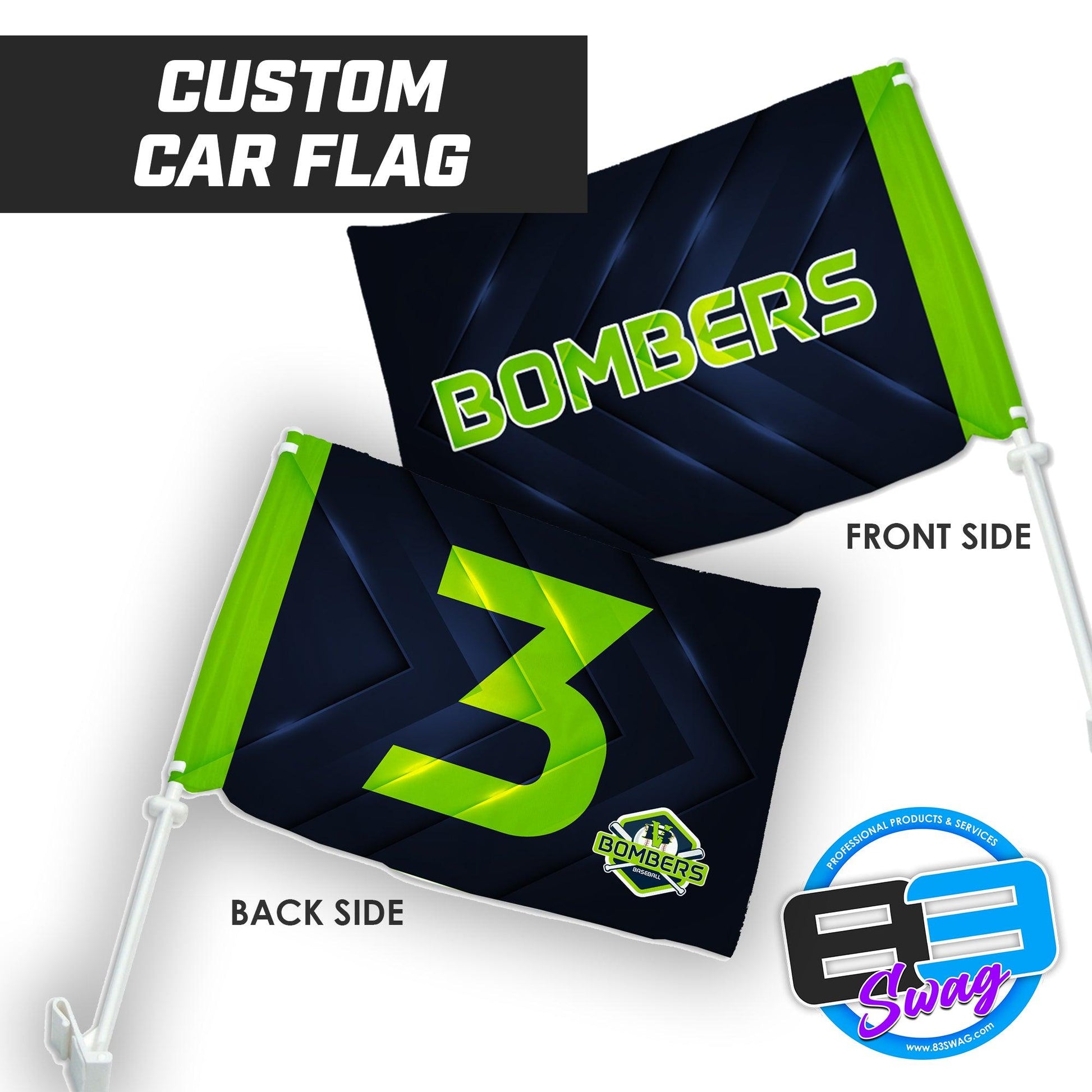 Bombers - Car Flag - 83Swag