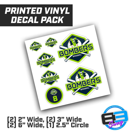 Bombers Logo Vinyl Decal Pack - 83Swag