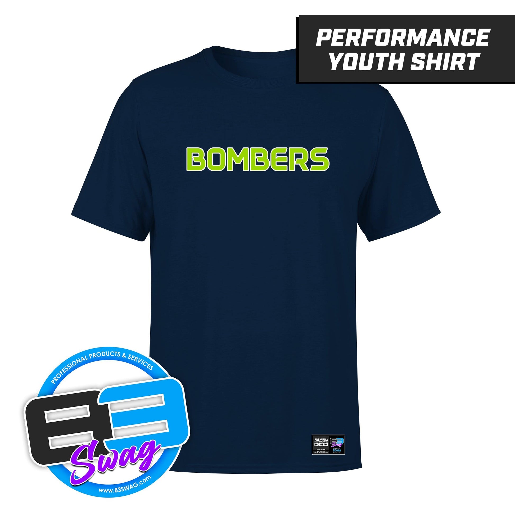 Bombers - YOUTH SHIRT NAVY - 83Swag