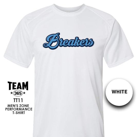 BREAKERS Softball - LOGO 3 - Crew - Performance T-Shirt - 83Swag