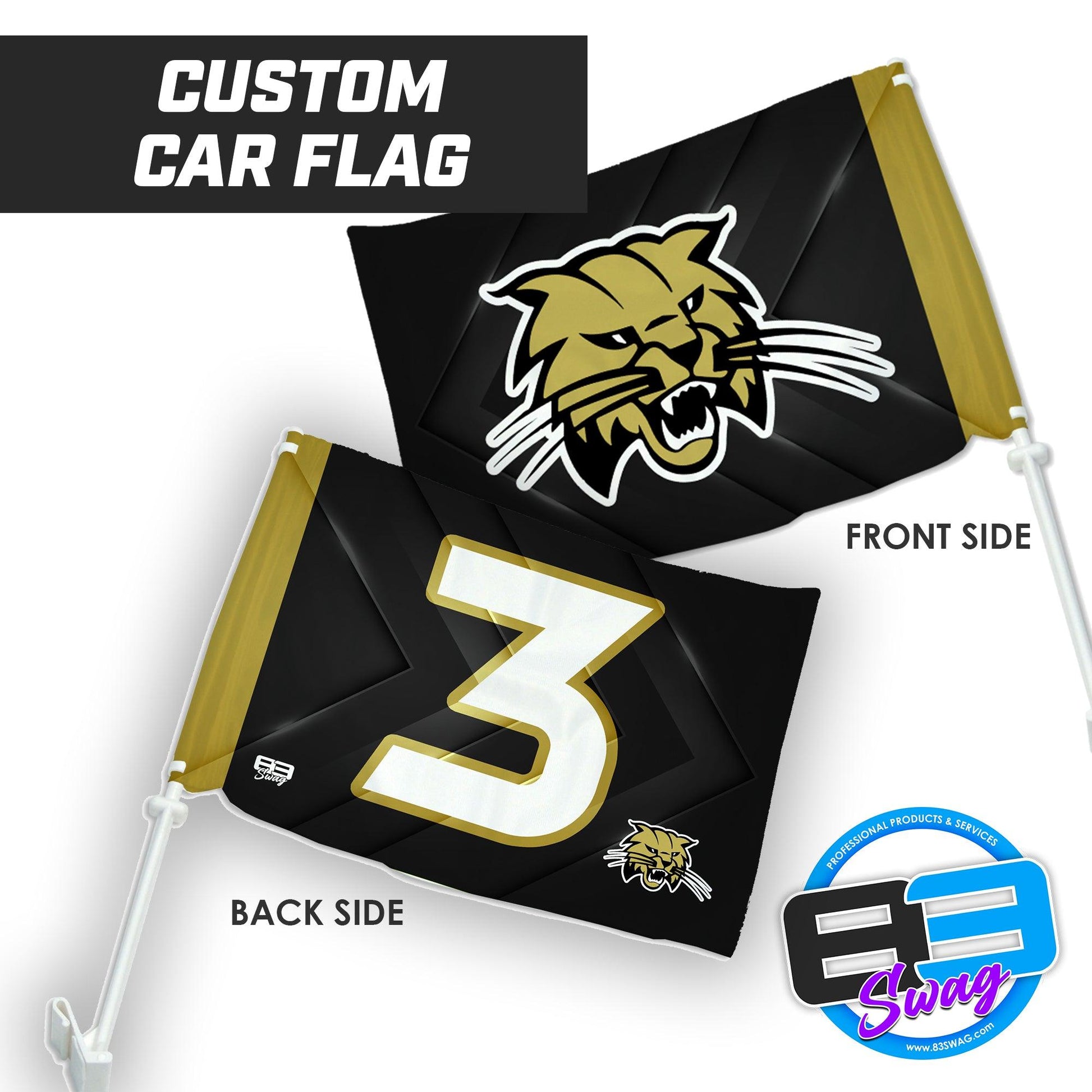 Buchholz High School - Car Flag - 83Swag