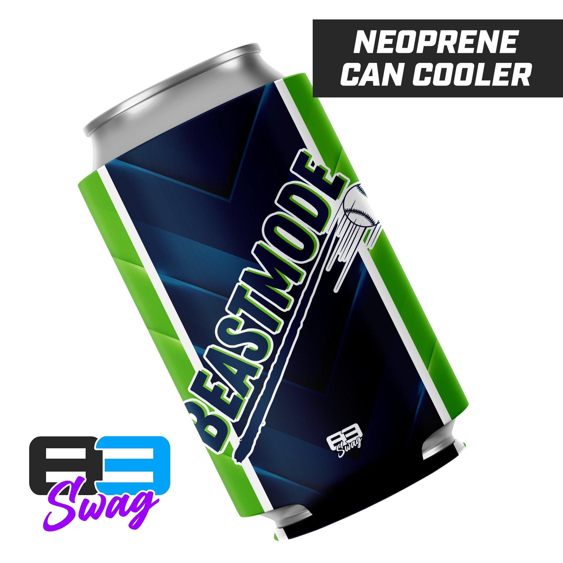 Can Cooler - Arkansas Beastmode Baseball - 83Swag