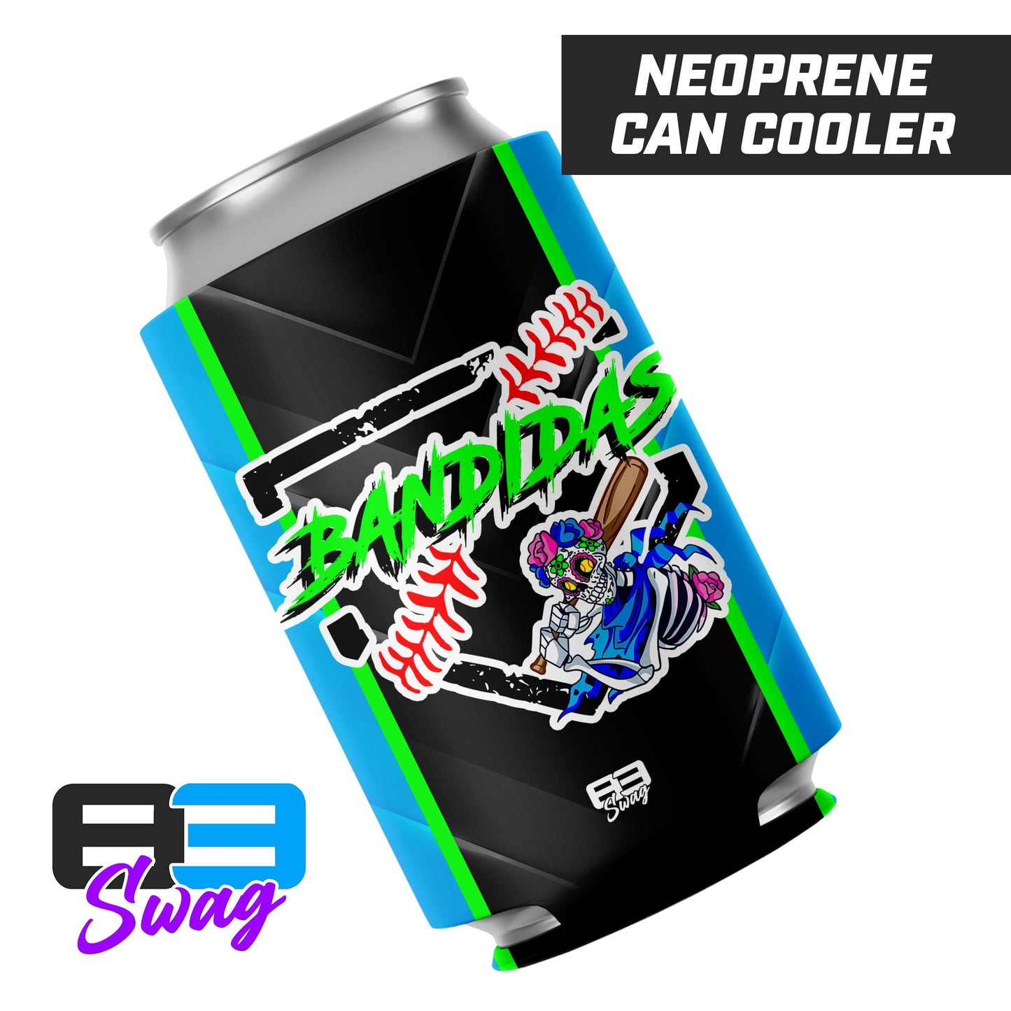 Can Cooler - Baker Bandidas Softball - 83Swag