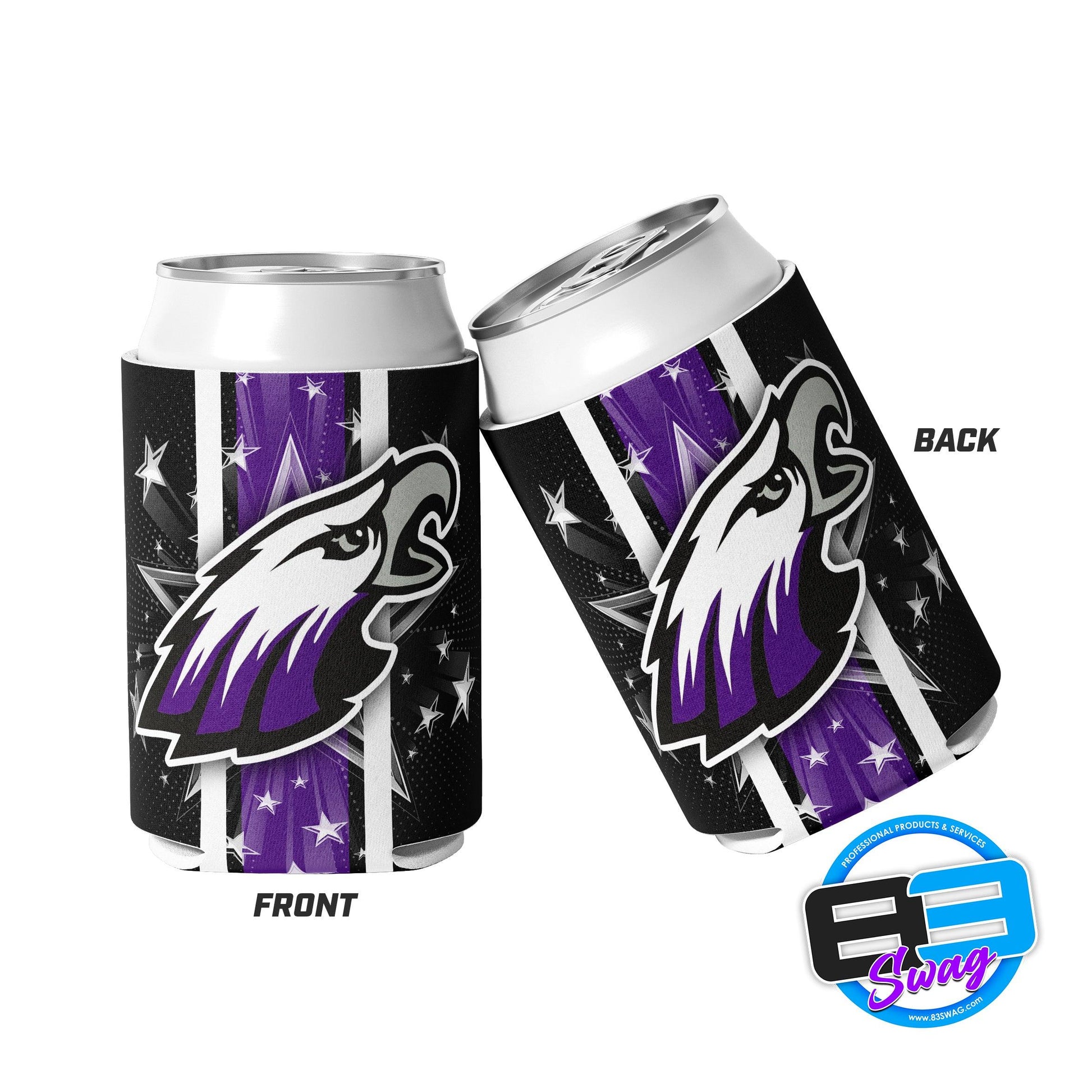 Can Cooler - Bellmawr Purple Eagles Cheer - 83Swag