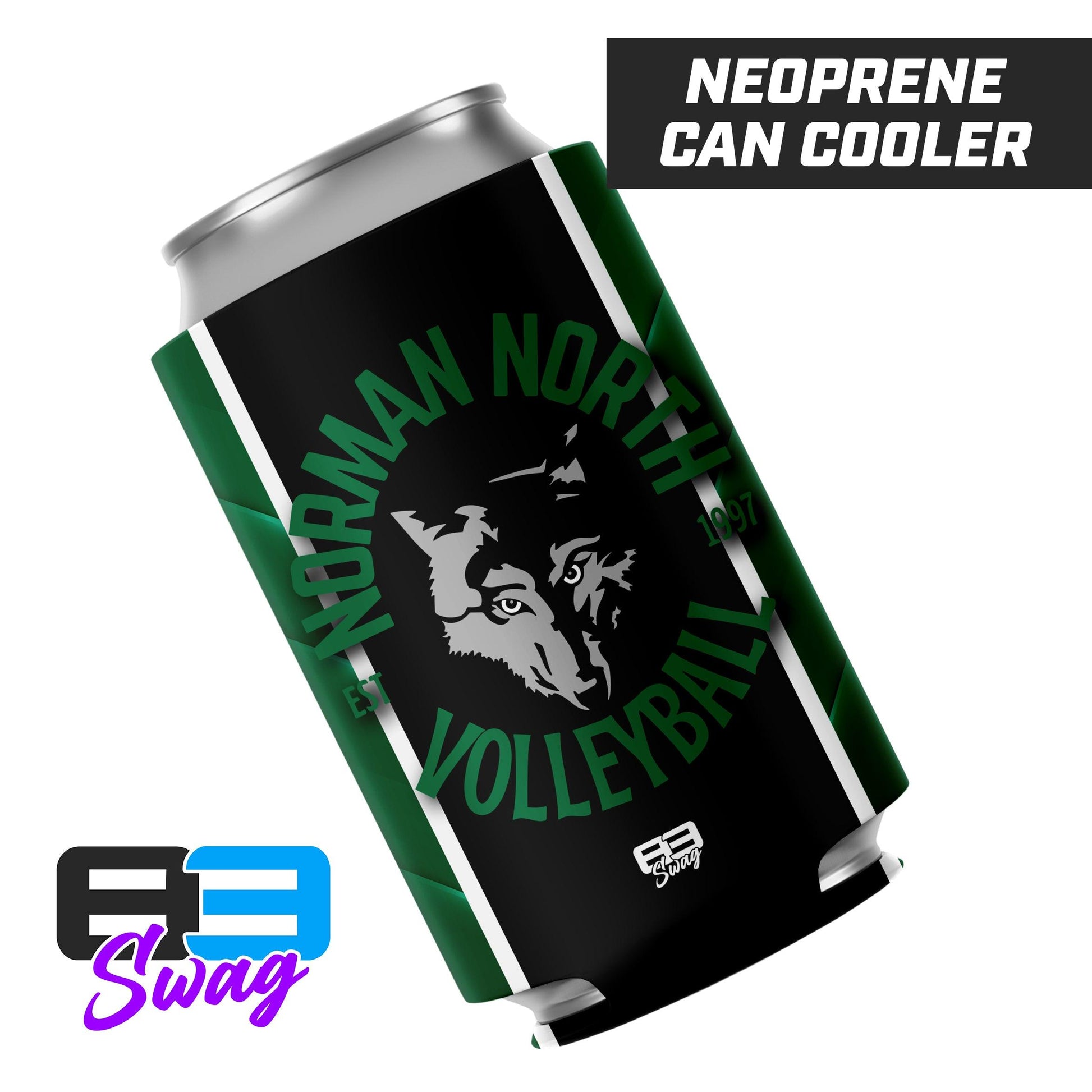 Can Cooler - North Norman Volleyball - 83Swag