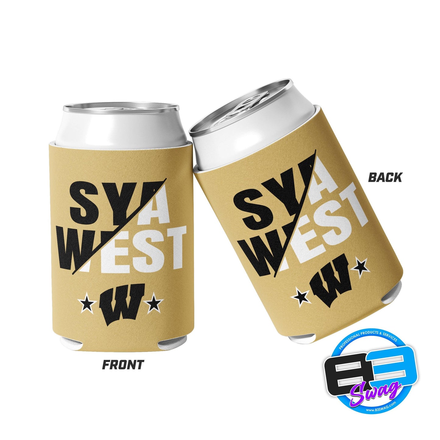 Can Cooler - SYA West Baseball - 83Swag