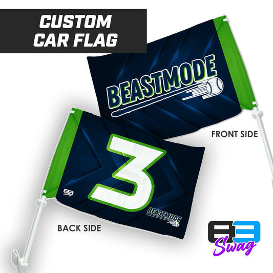 Car Flag - Arkansas Beastmode Baseball - 83Swag