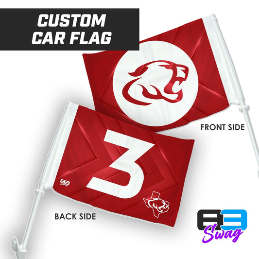 Car Flag - Crosby Cougars - 83Swag