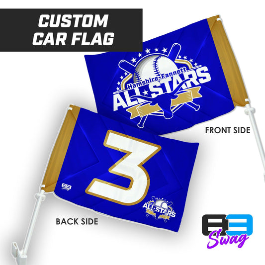 Car Flag - Hamshire-Fannett All Stars Baseball - 83Swag