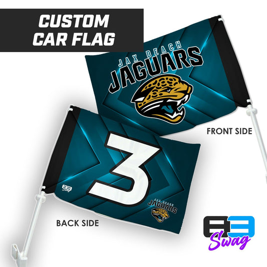 Car Flag - Jax Beach Jaguars Football - 83Swag