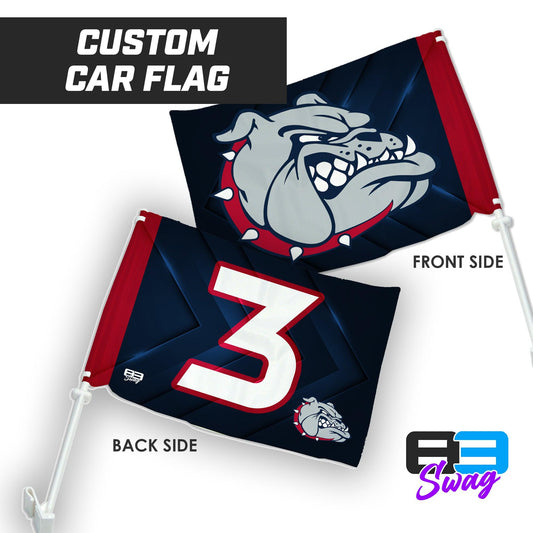 Car Flag - Maumelle Bulldogs Baseball - 83Swag