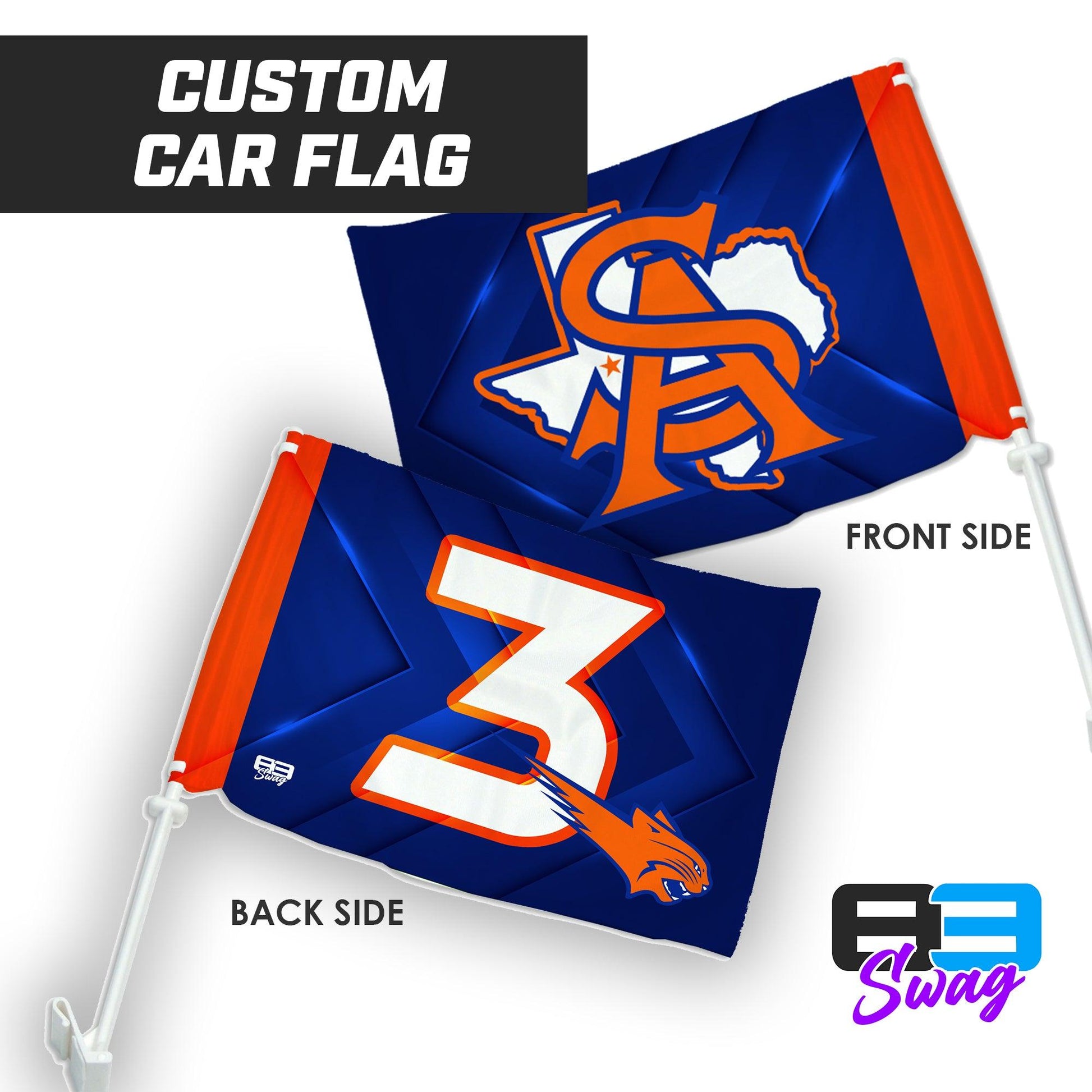 Car Flag - San Angelo Central Football - 83Swag