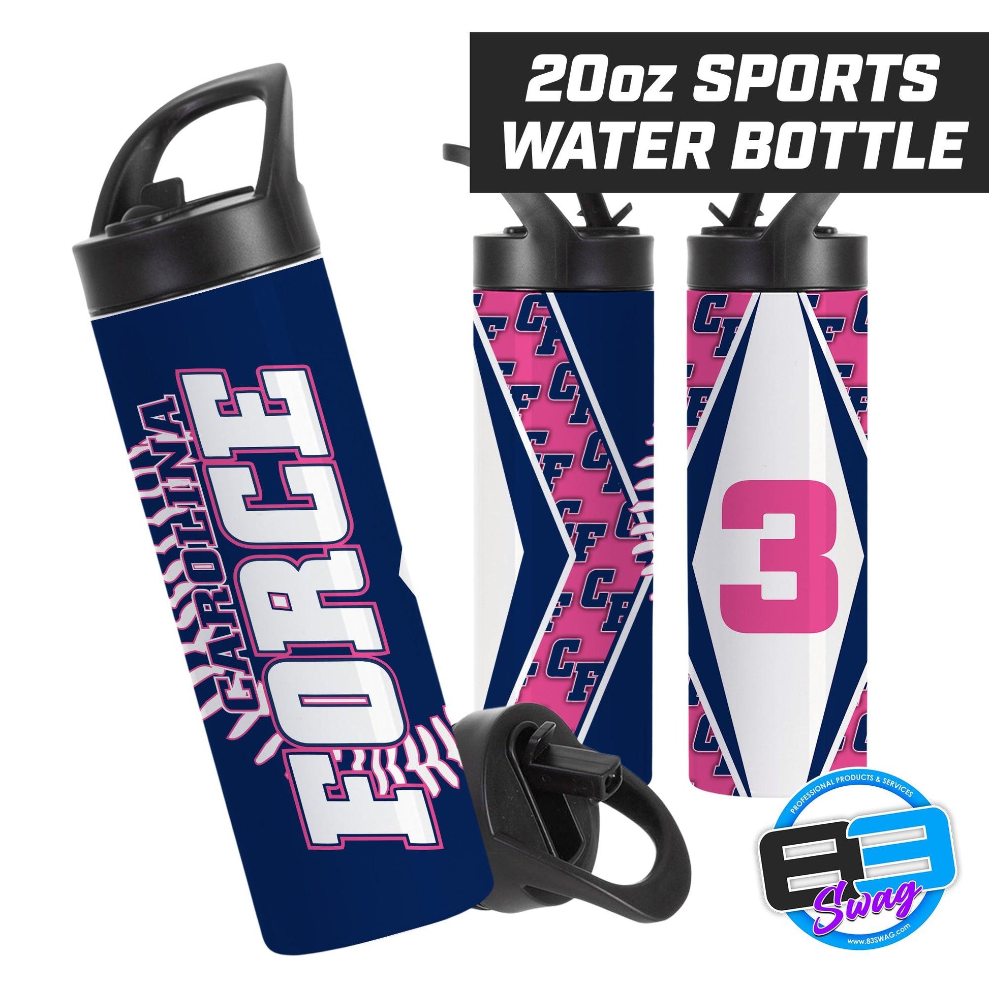 Carolina Force Softball - 20oz Sports Tumbler - 83Swag