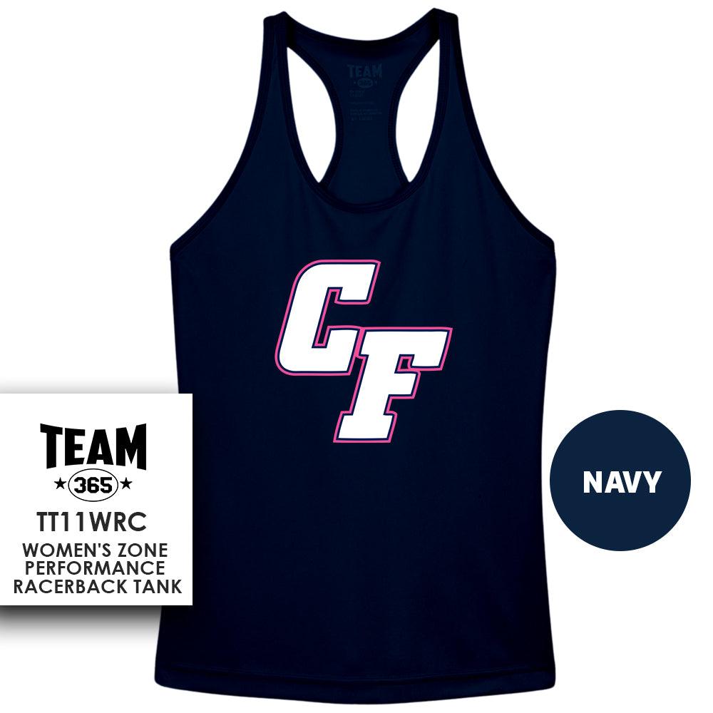 Carolina Force Softball V1 - Performance Women’s Racerback T - MULTIPLE COLORS AVAILABLE - 83Swag